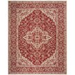 Safavieh Linden 100 9' x 12' Rug in Red and Creme