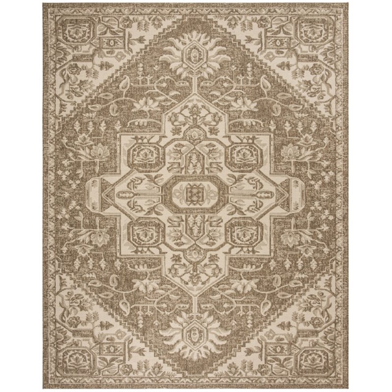 Safavieh Linden 100 8' x 10' Rug in Cream and Beige