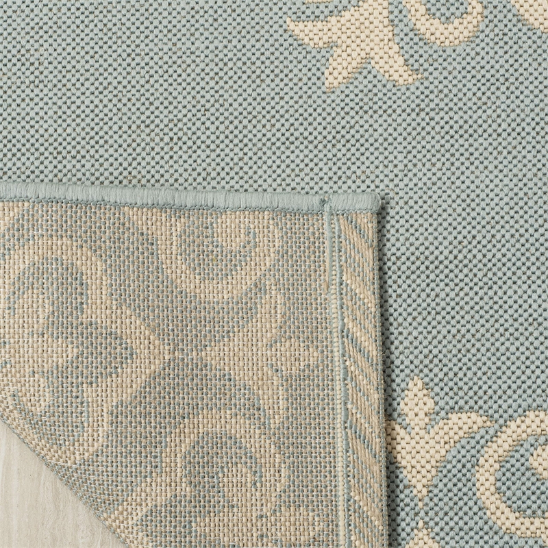 Safavieh Linden 100 2' x 8' Runner Rug in Red and Creme