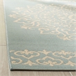 Safavieh Linden 100 2' x 8' Runner Rug in Red and Creme