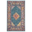 Safavieh Madison 3' x 5' Rug in Light Blue and Orange