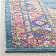 Safavieh Madison 3' x 5' Rug in Light Blue and Orange