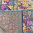 Safavieh Madison 3' x 5' Rug in Light Blue and Orange