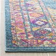 Safavieh Madison 4' x 6' Rug in Light Blue and Orange