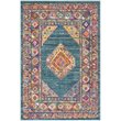 Safavieh Madison 4' x 6' Rug in Light Blue and Orange
