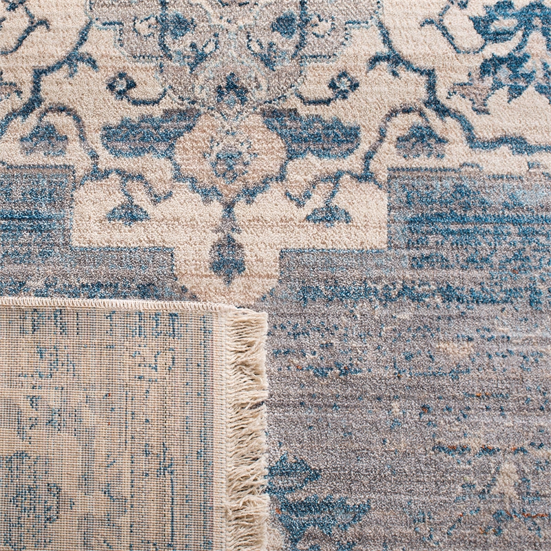 Safavieh Vintage 6' x 9' Rug in Gray and Blue