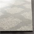 Safavieh Abstract 5' x 8' Hand Tufted Wool Rug in Aqua and Ivory