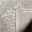 Safavieh Abstract 5' x 8' Hand Tufted Wool Rug in Aqua and Ivory