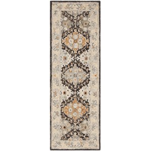 Safavieh Aspen 2'3&quot x 9' Hand Tufted Wool Runner Rug in Beige