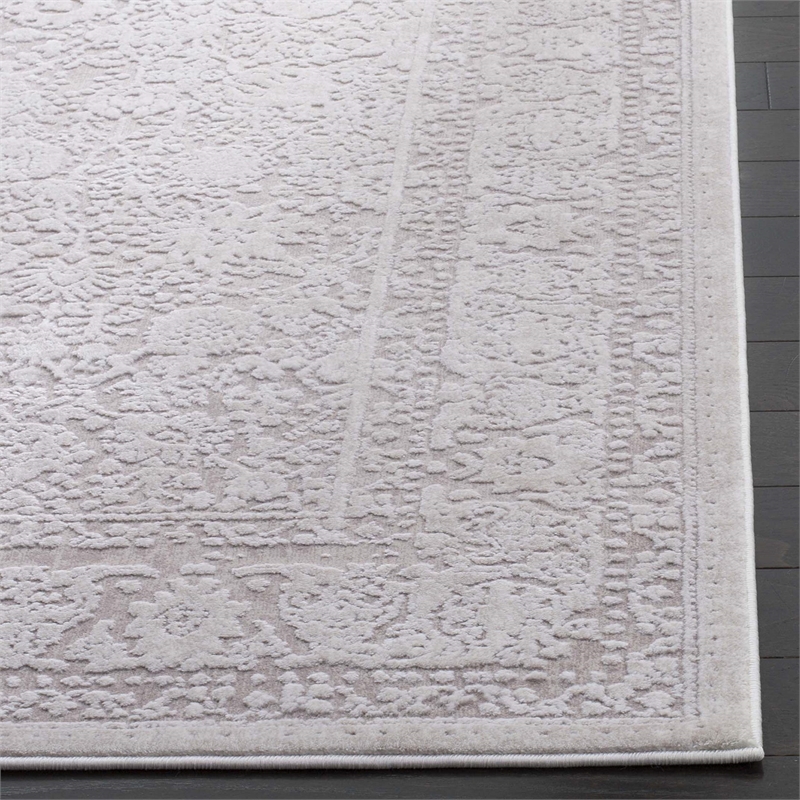 Safavieh Reflection 5' Square Rug in Beige and Cream