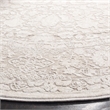 Safavieh Reflection 5' Round Rug in Beige and Cream