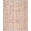 Safavieh Abstract 9' x 12' Hand Tufted Wool Rug in Beige and Rust