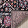 Safavieh Adirondack 6' x 9' Rug in Black and Fuchsia