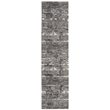 Safavieh Lurex 2' x 8' Runner Rug in Black and Gray