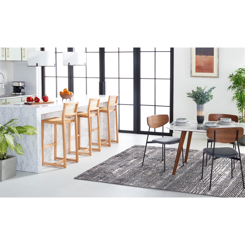 Safavieh Lurex 8' x 10' Rug in Black and Gray