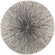 Safavieh Evoke 4' x 4' Round Rug in Black and Ivory