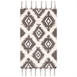 Safavieh Kenya 3' x 5' Hand Knotted Wool Rug in Black and Ivory