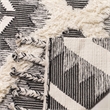Safavieh Kenya 3' x 5' Hand Knotted Wool Rug in Black and Ivory