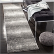 Safavieh Lurex 2' x 8' Runner Rug in Black and Ivory