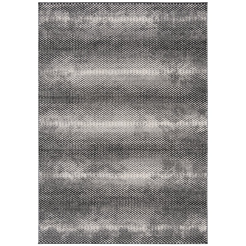 Safavieh Lurex 4' x 6' Rug in Black and Ivory