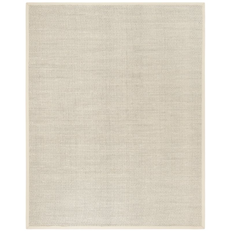 Safavieh Natural Fiber 10' x 14' Rug in Black and Ivory