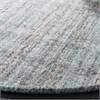 Safavieh Abstract 6' Round Hand Tufted Rug in Blue