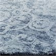 Safavieh Abstract 6' Round Hand Tufted Wool Rug in Blue