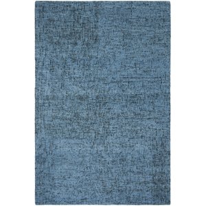 Safavieh Abstract 5' x 8' Hand Tufted Wool Rug in Blue