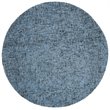 Safavieh Abstract 6' Round Hand Tufted Wool Rug in Blue