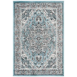 Safavieh Skyler 2' x 4' Rug in Blue and Black