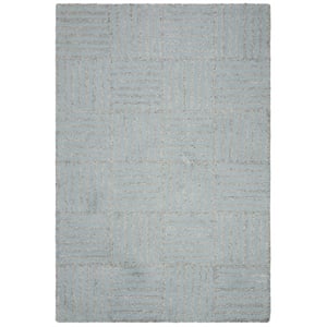 Safavieh Abstract 5' x 8' Hand Tufted Rug in Blue and Gray