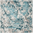 Safavieh Skyler 4' Square Rug in Blue and Ivory