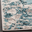 Safavieh Skyler 4' Square Rug in Blue and Ivory