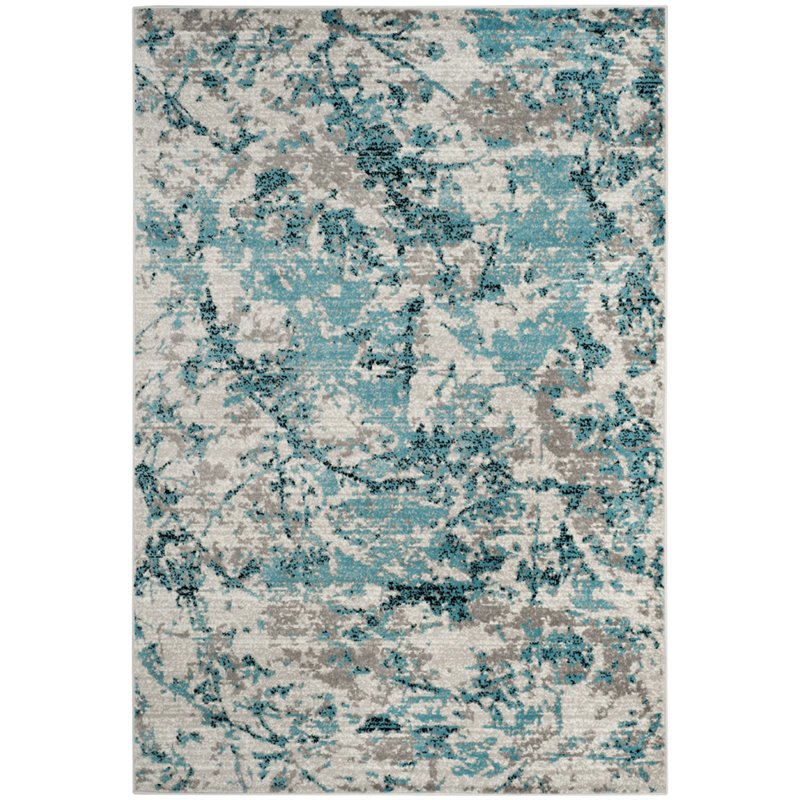 Safavieh Skyler 6' x 9' Rug in Blue and Ivory