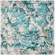 Safavieh Skyler 8' Square Rug in Blue and Ivory