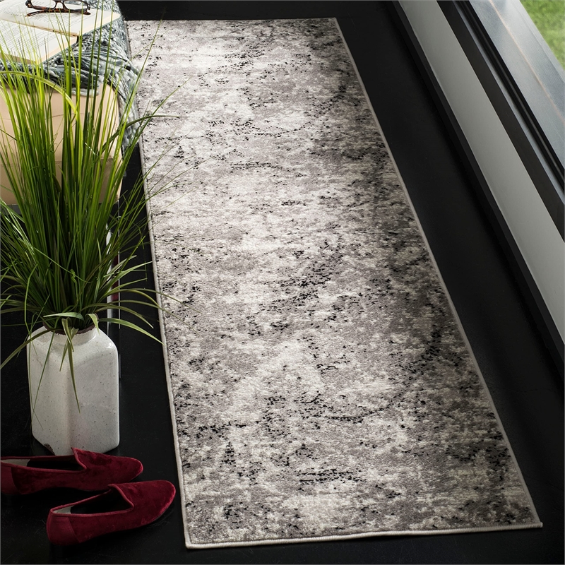 Safavieh Skyler 8' Square Rug in Blue and Ivory