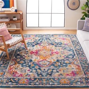 Safavieh Madison 8' x 10' Rug in Blue and Yellow