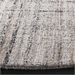 Safavieh Abstract 6' Round Hand Tufted Rug in Camel and Black