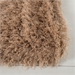 Safavieh Venice 4' Square Hand Tufted Shag Rug in Champagne