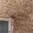 Safavieh Venice 4' Square Hand Tufted Shag Rug in Champagne