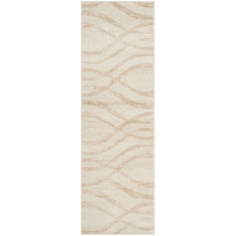 Safavieh Adirondack 8' Round Rug in Cream and Champagne