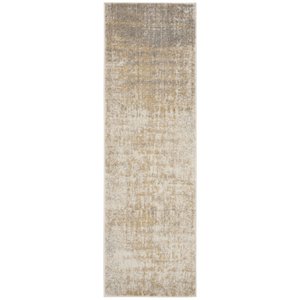 Safavieh Adirondack 2'6&quot x 8' Runner Rug in Cream and Gold