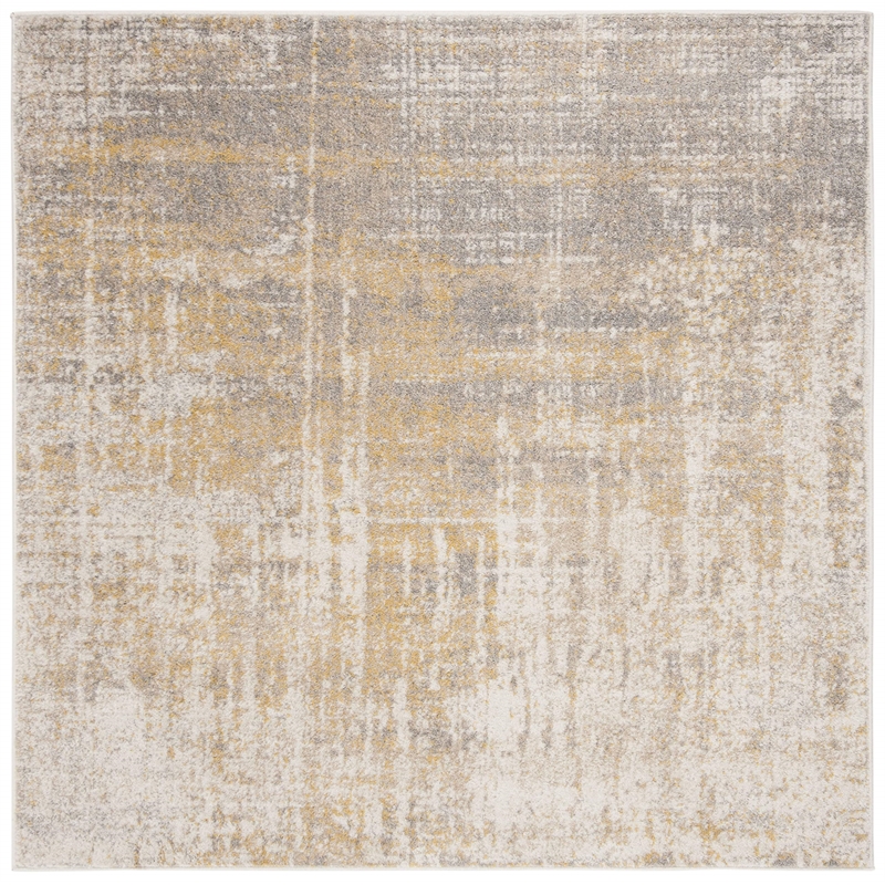 Safavieh Adirondack 6' Square Rug in Cream and Gold