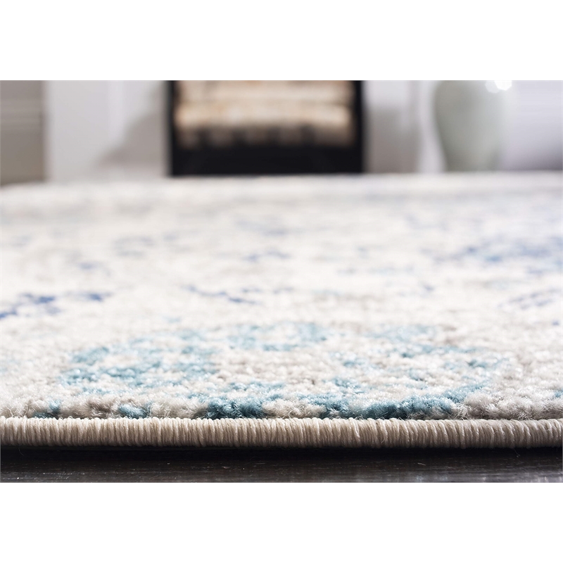 Safavieh Madison 11' Square Rug in Cream and Light Gray