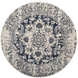 Safavieh Madison 11' Round Rug in Cream and Navy