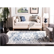 Safavieh Madison 11' Square Rug in Cream and Navy