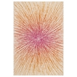 Safavieh Evoke 4' x 6' Rug in Fuchsia and Orange