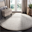 Safavieh Abstract 5' x 8' Hand Tufted Wool Rug in Gold and Gray