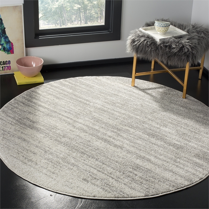 Safavieh Adirondack 9' Round Rug in Gray