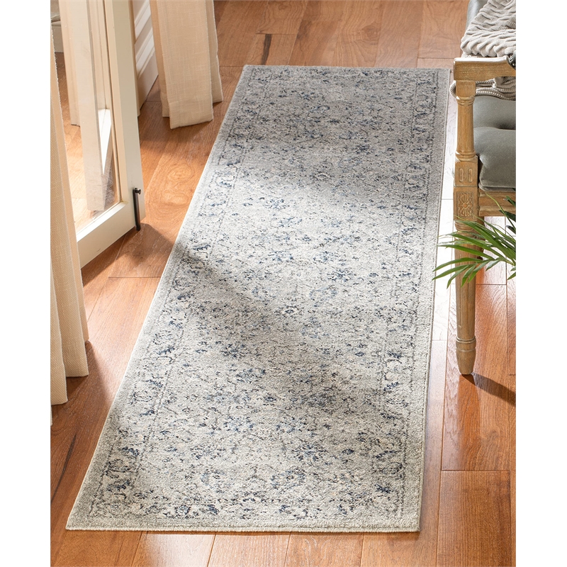 Safavieh Charleston 2' x 8' Runner Rug in Gray